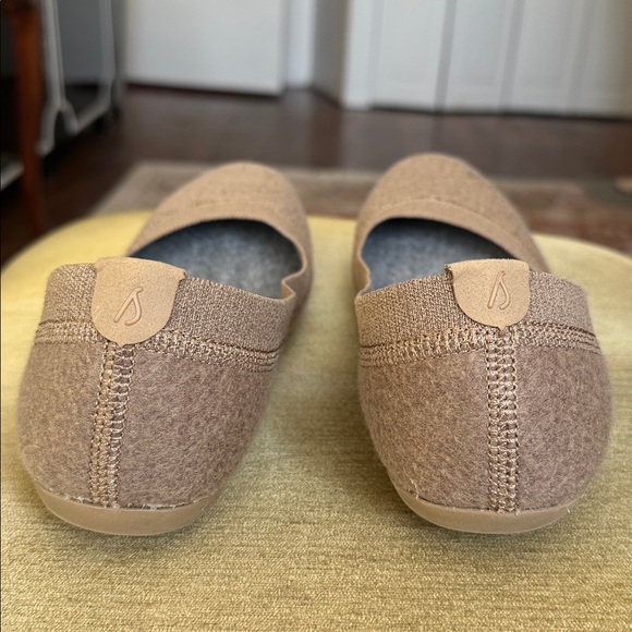 Allbirds Women's Wool Breezers Casual Slip On Ballet Flats in Hazy Beige Size 10 - Picture 10 of 16